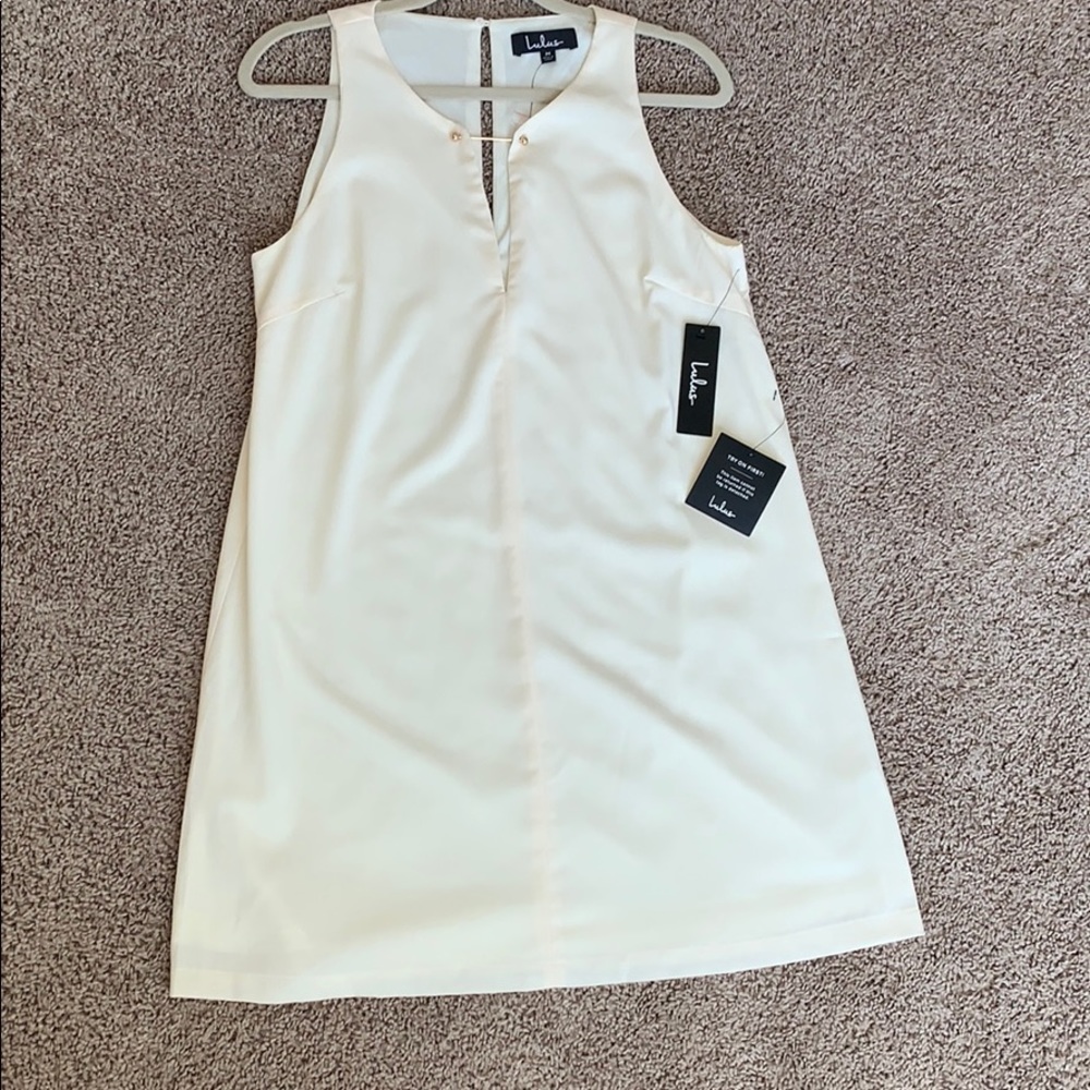 White Shift Dress